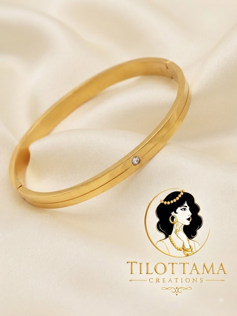 Radiant Groove Minimalist Bracelet