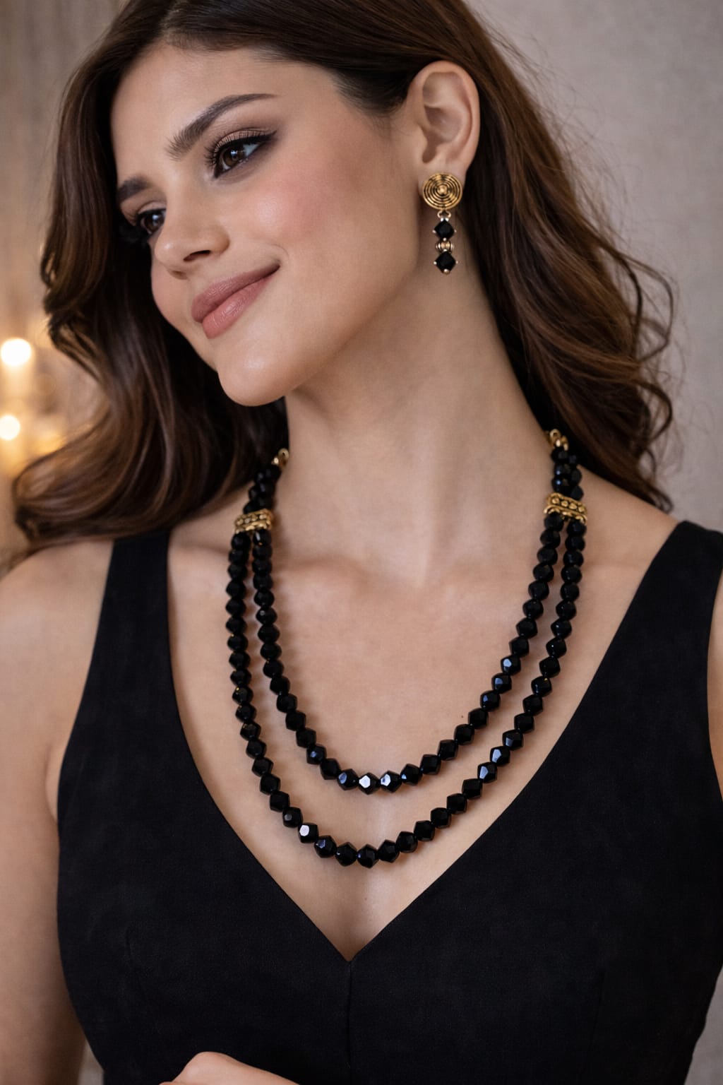 The Noir Elegance Layered Set