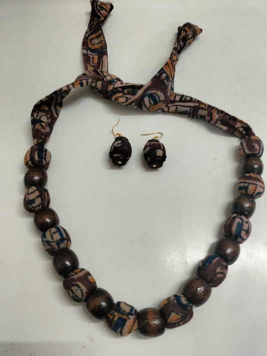 Mosaic Earth Fabric-Tie Set
