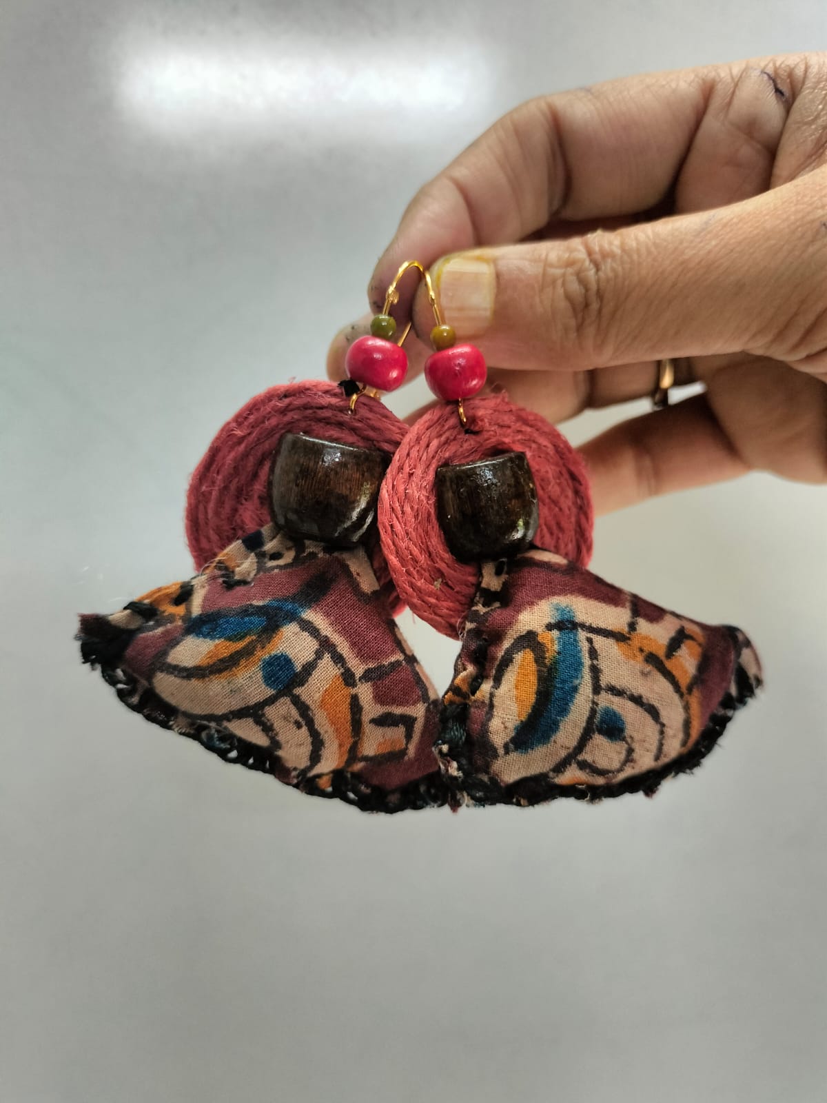 The Crimson Kalamkari Charms
