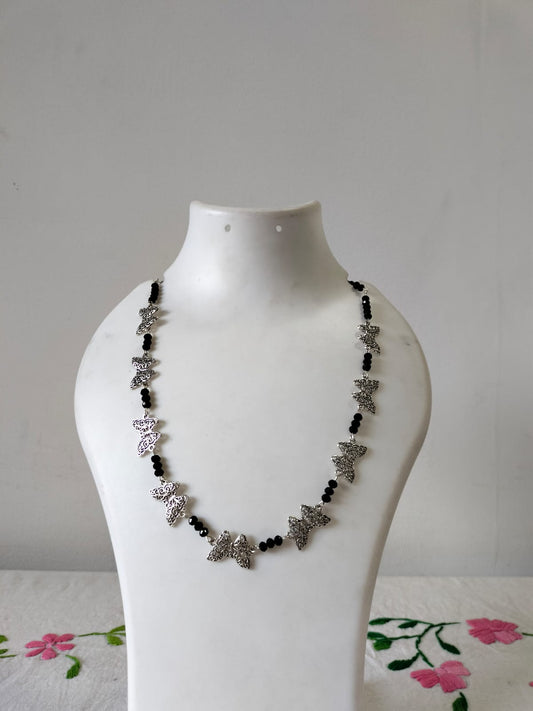 The Silver Filigree Butterfly Garland