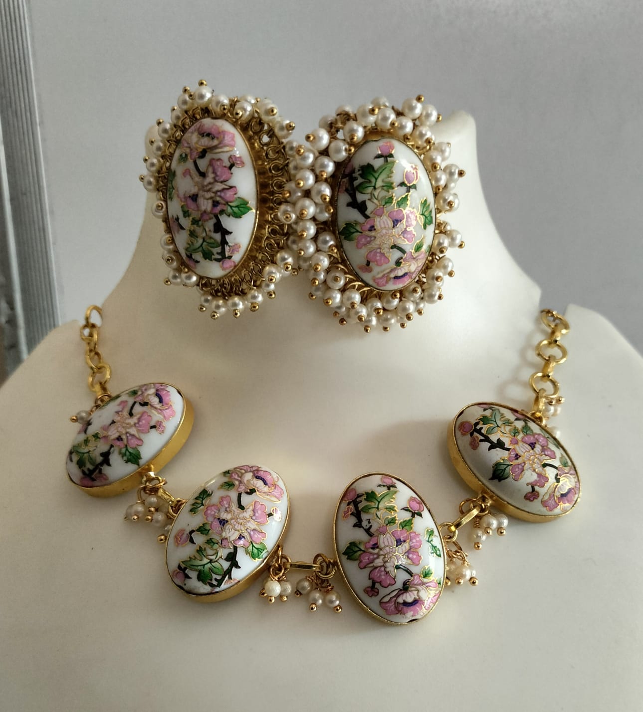 The Vintage Blossom Meenakari Set