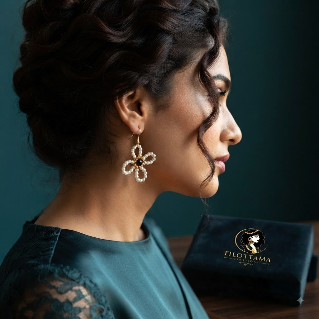 Aurora Pearl Bloom Earrings