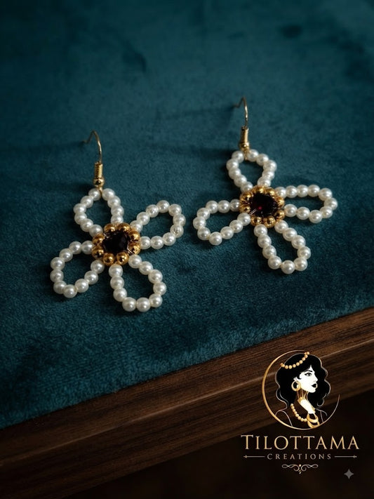Aurora Pearl Bloom Earrings