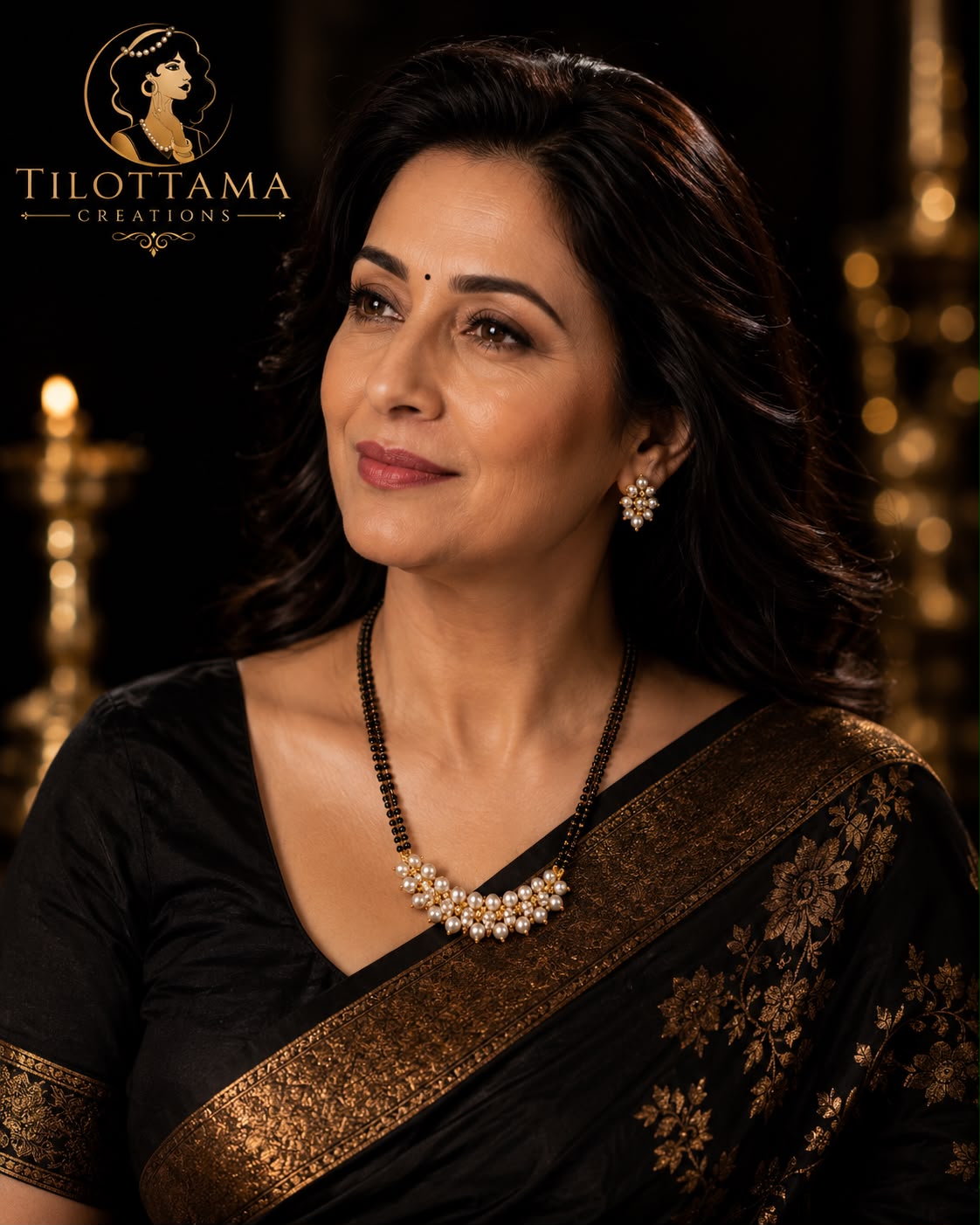 Pearl-Cluster Mangalsutra Set