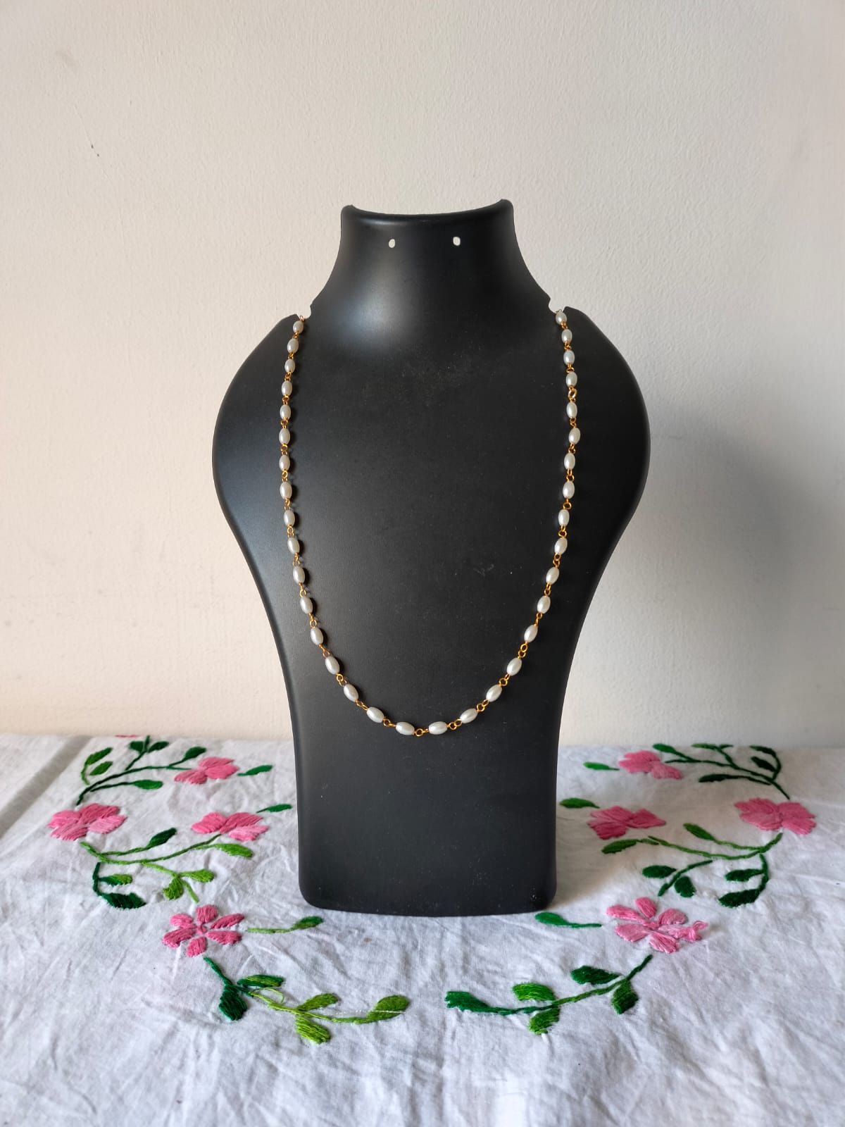 The Seraphina Pearl Link Necklace