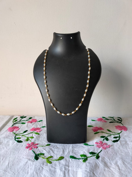 The Seraphina Pearl Link Necklace