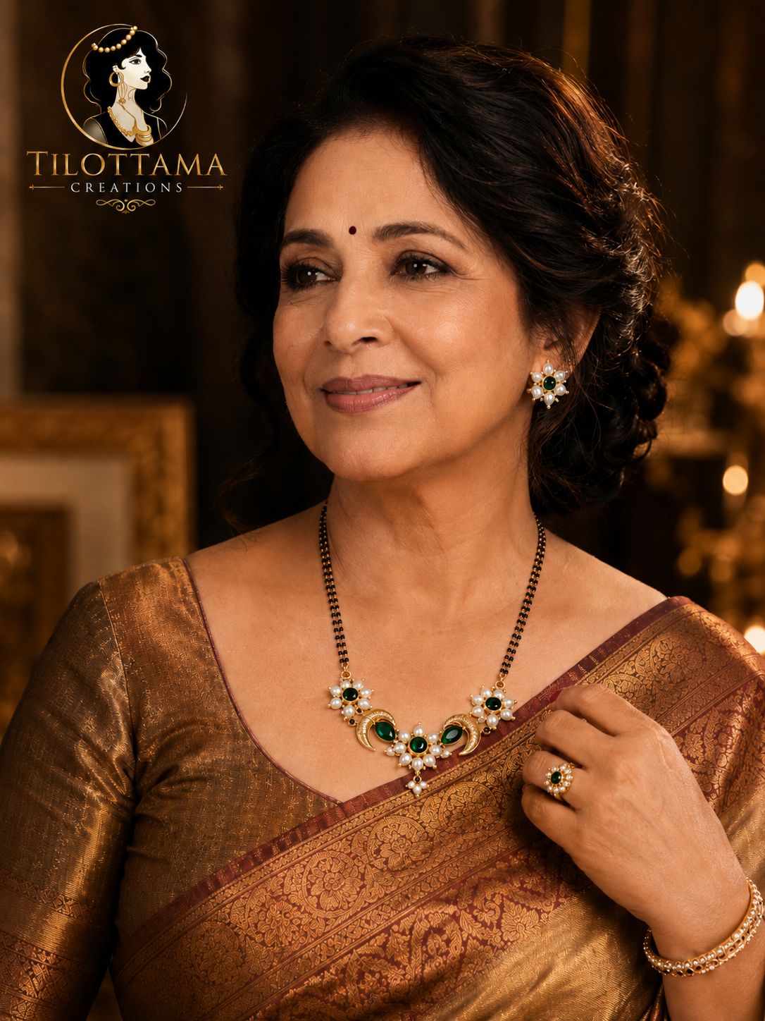 Royal Navratan Mangalsutra