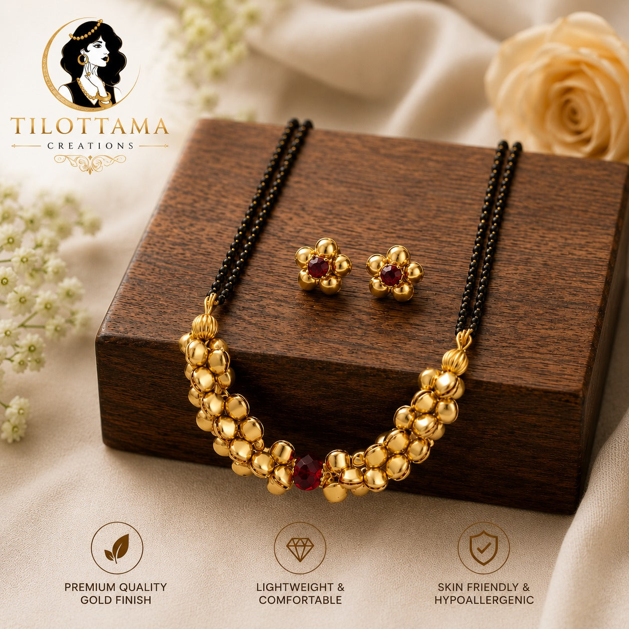 Ghoongru Mangalsutra Set