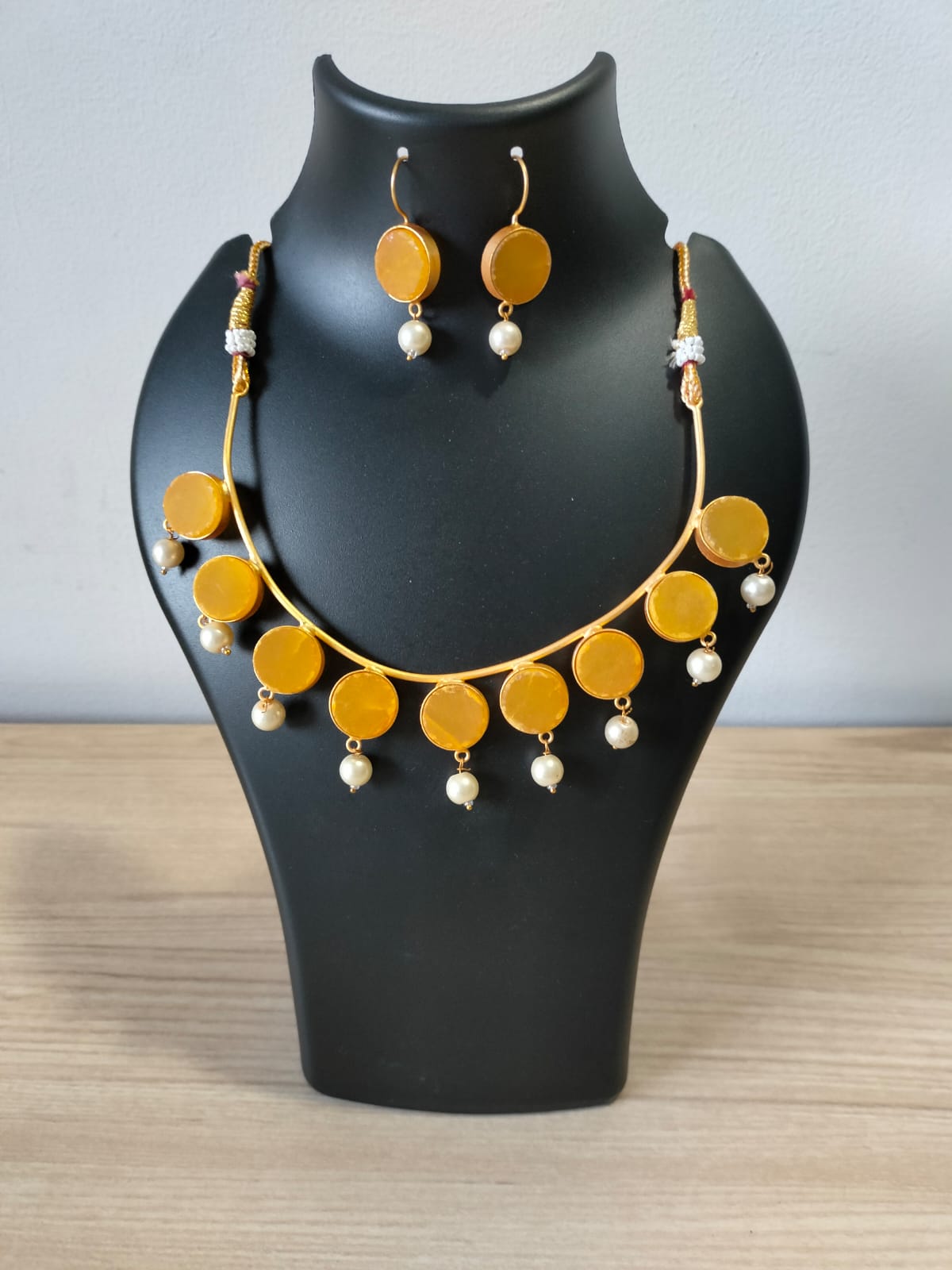 Golden Sunray Amber Disc Set