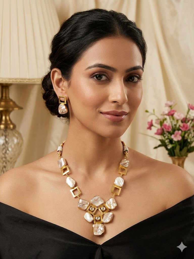 The Gilded Baroque Pearl Set
