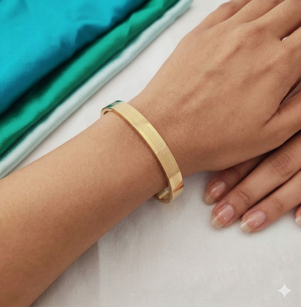 The Matrix Gold Bangle