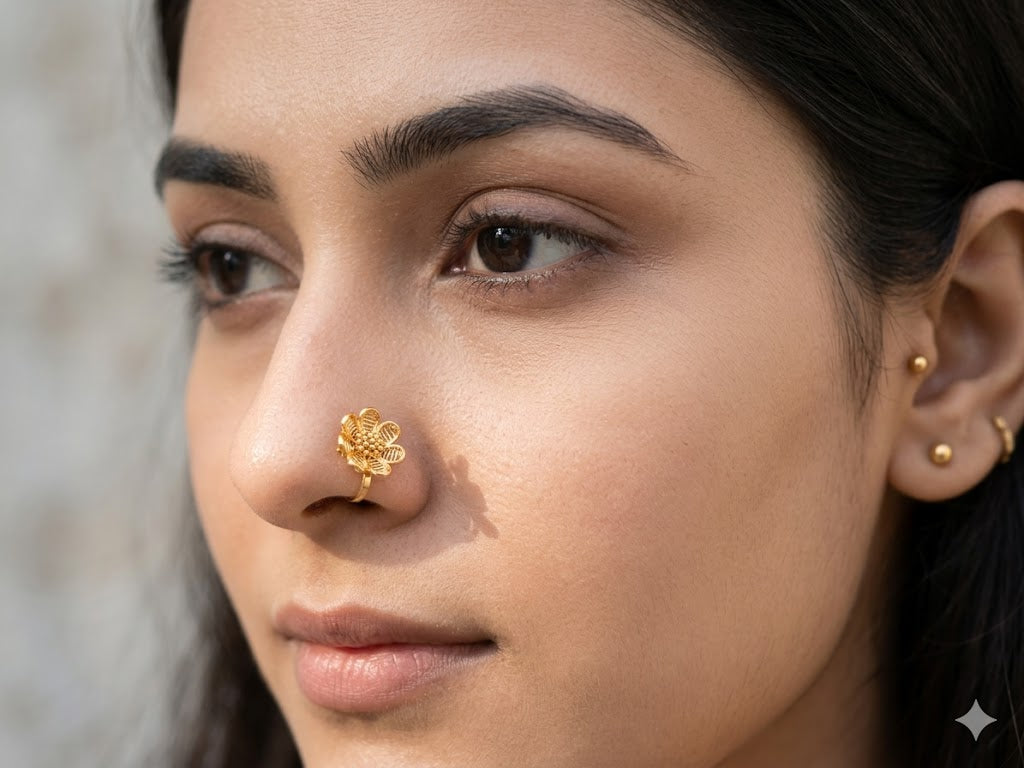 The Pushpa Bloom Nose Cuff