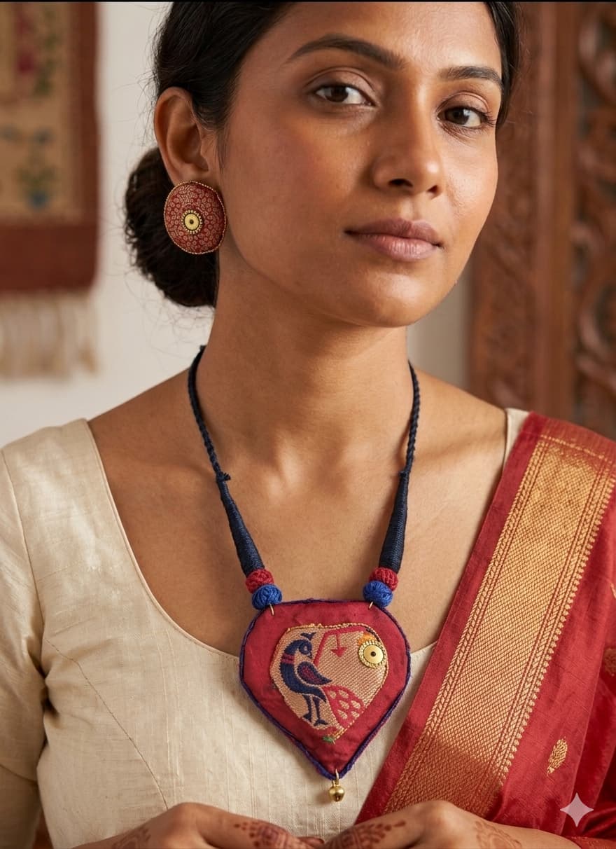 The "Mayura Brocade" Ethnic Set