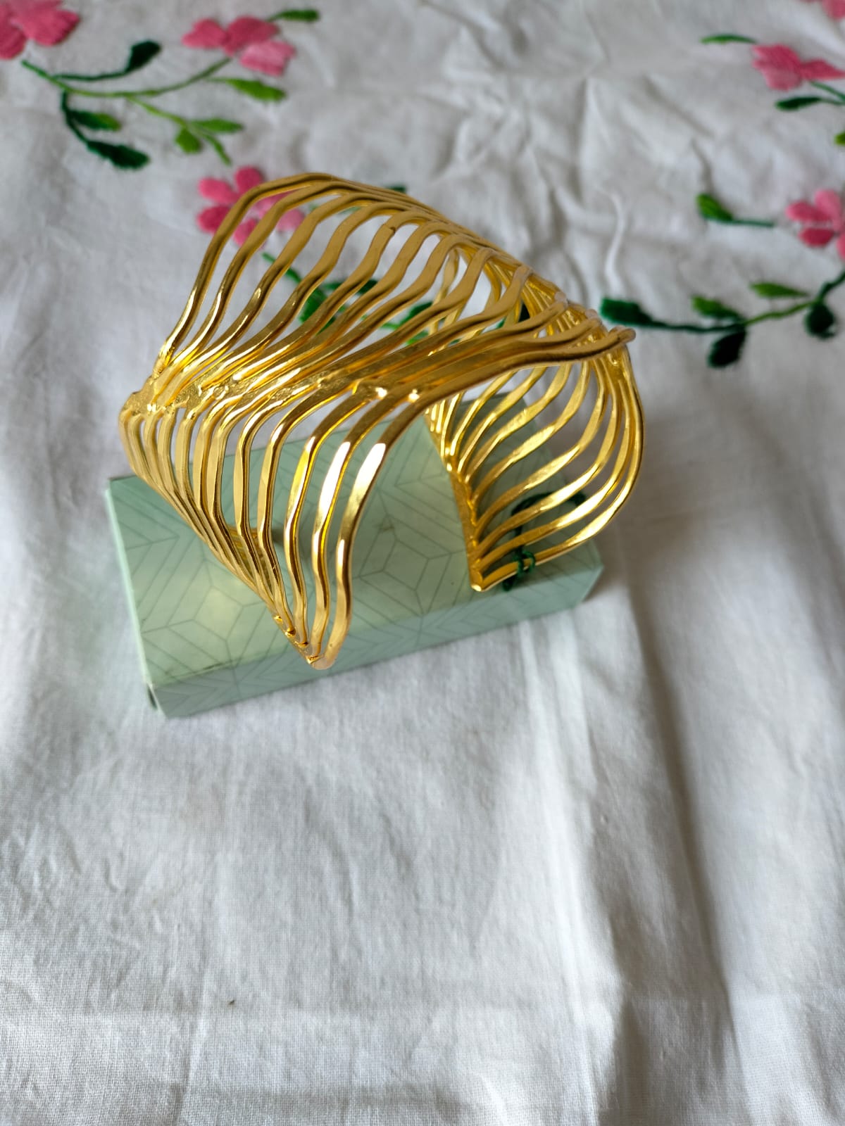 The Aurelian Ripple Cuff
