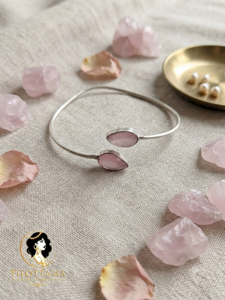Gemstone Bypass Bangles.