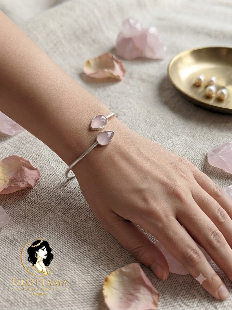 Gemstone Bypass Bangles.