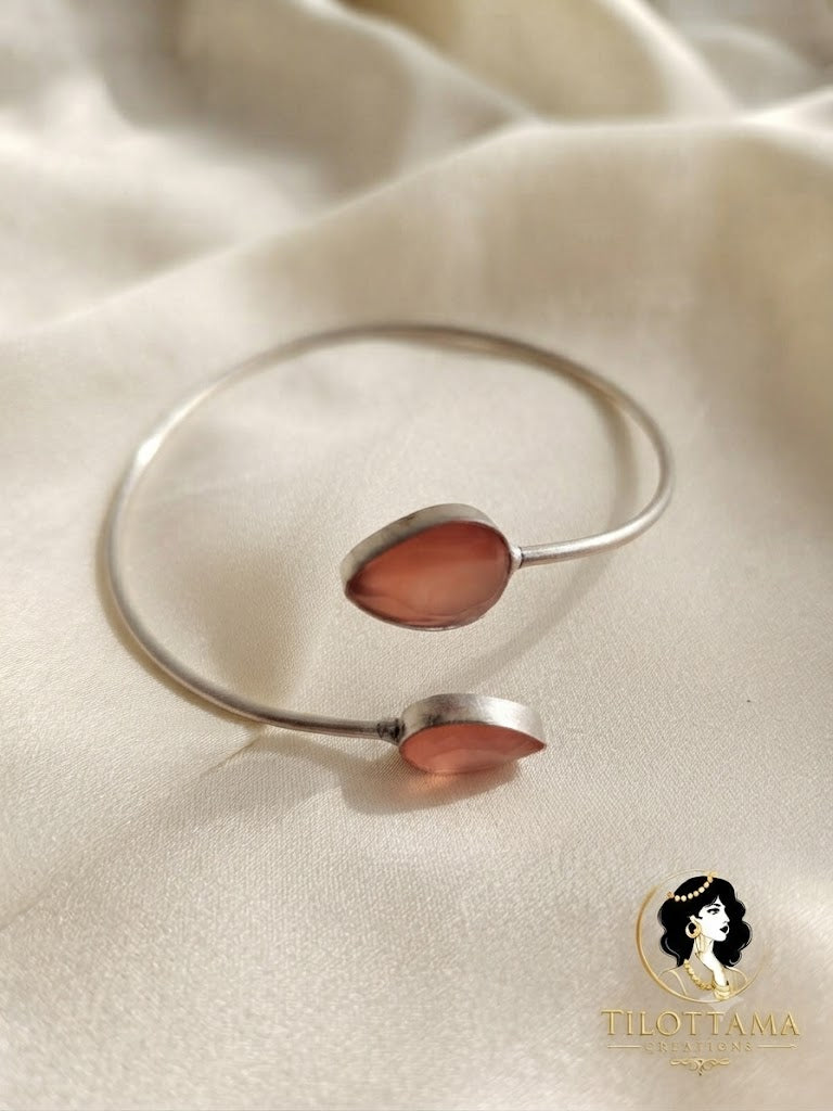 Gemstone Bypass Bangles.