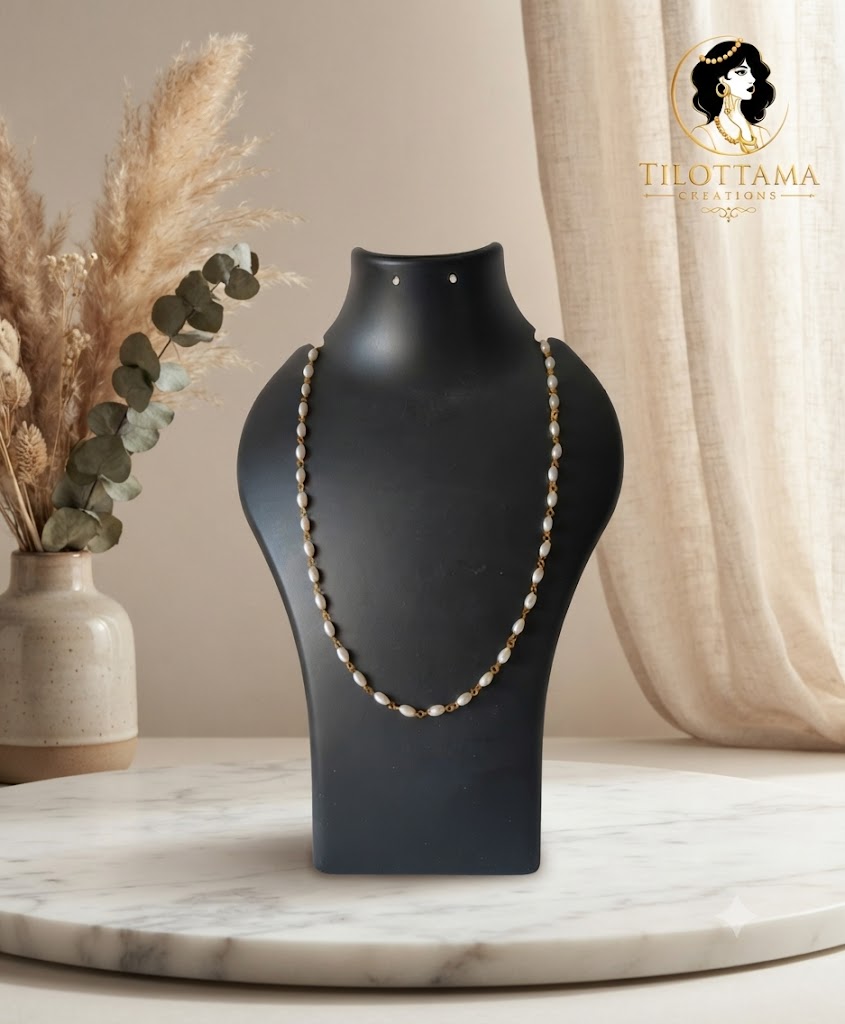 The Seraphina Pearl Link Necklace