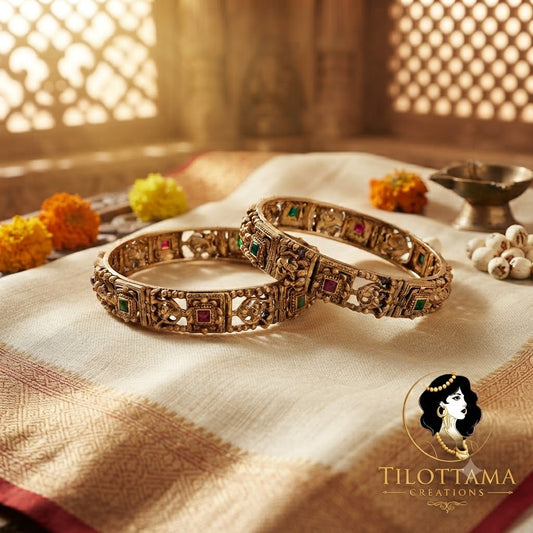 Royal Kemp Temple Bangles
