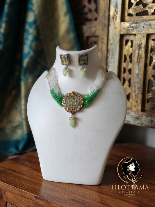 The Verdant Ombré Choker Set