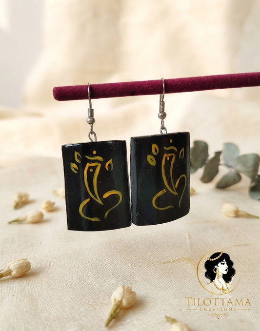 The "Divine Vinayaka" Hand-Beaded Drops