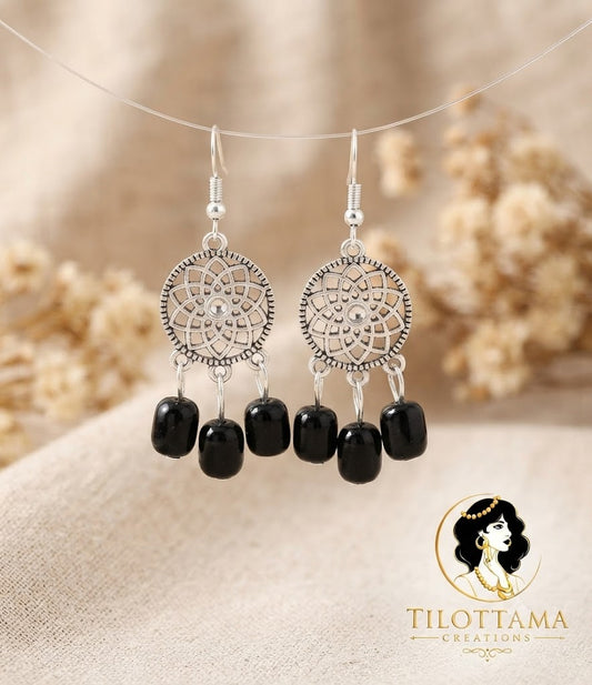 Midnight Mandala Onyx Drops