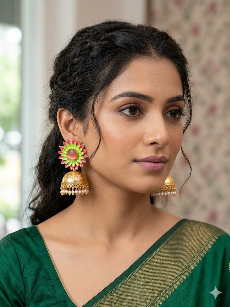 The Gul-e-Bahar Jhumkas