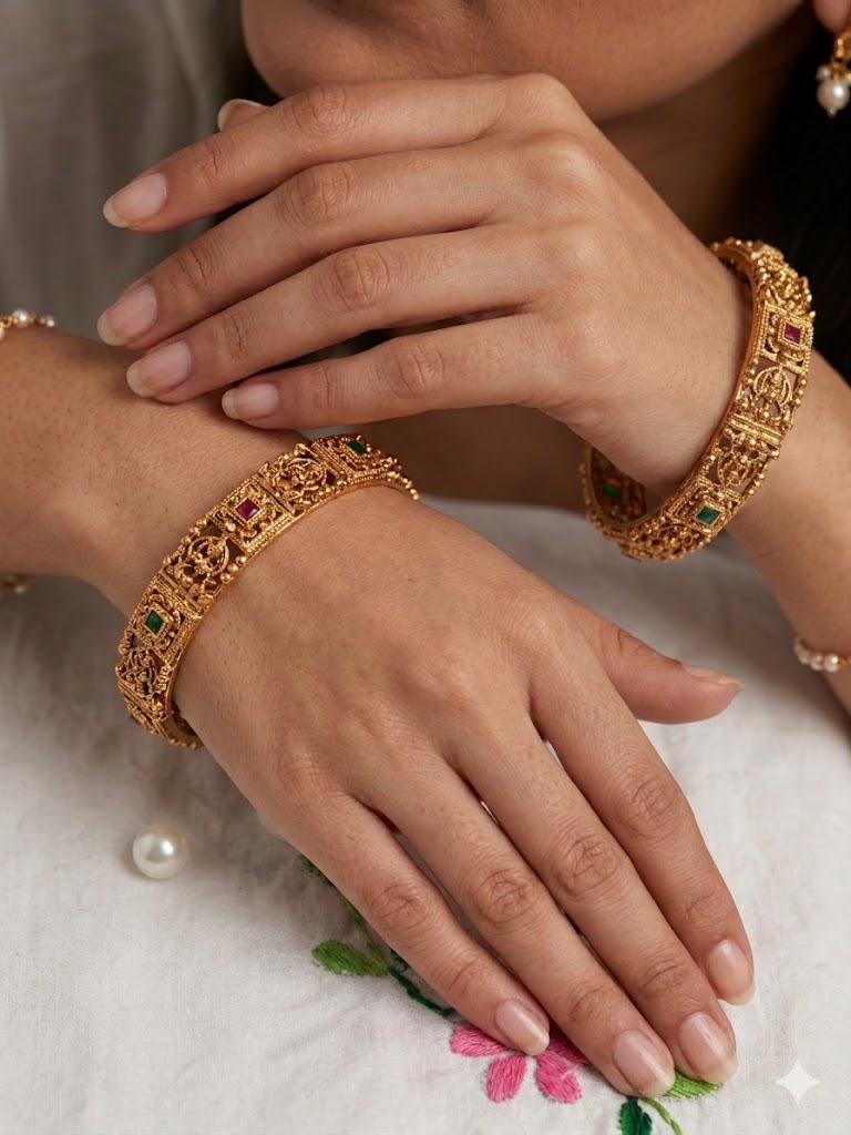 Royal Kemp Temple Bangles