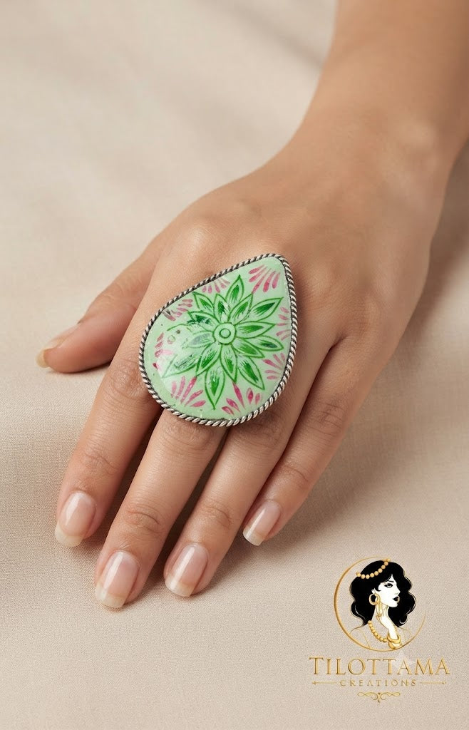 The Regal Ruby Sunburst Ring