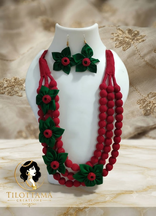 Fabric Bloom Set