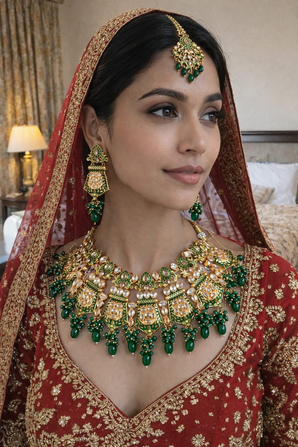 The Emerald Enamel Heritage Choker