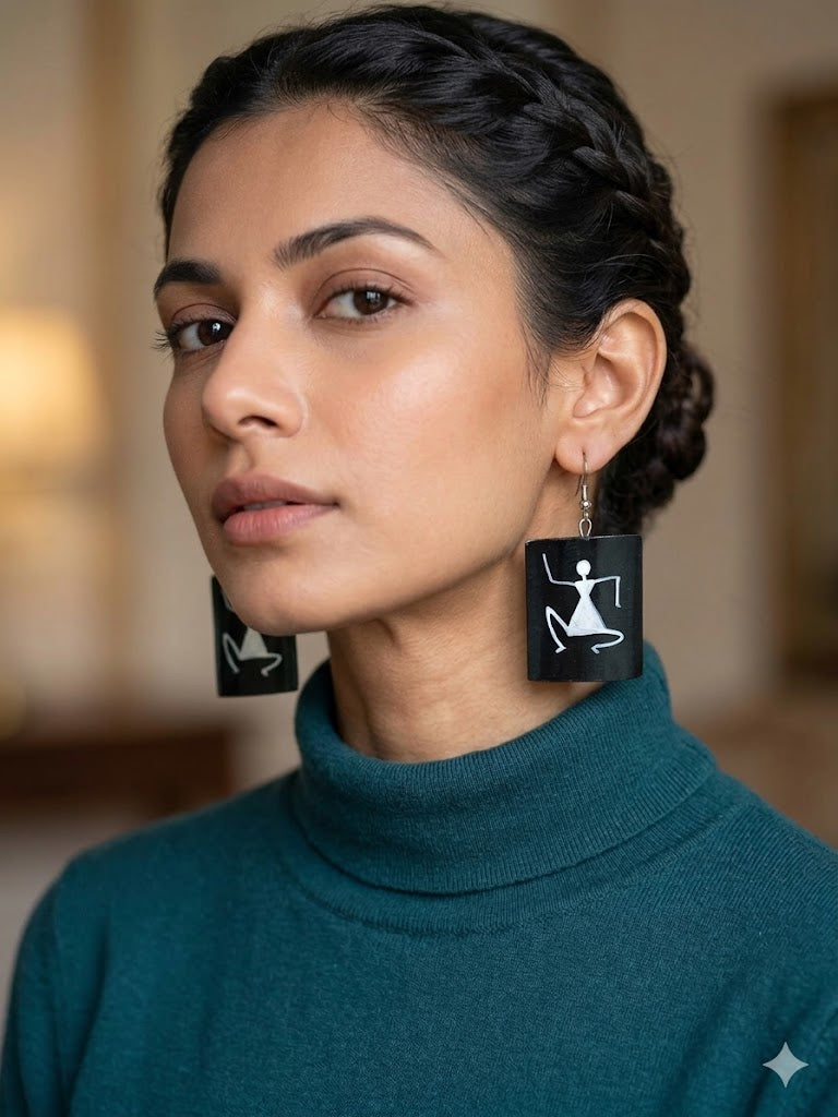 The "Onyx Autumn" Embroidered Ovals