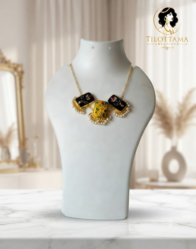 Jaipur Monsoon Meenakari Necklace