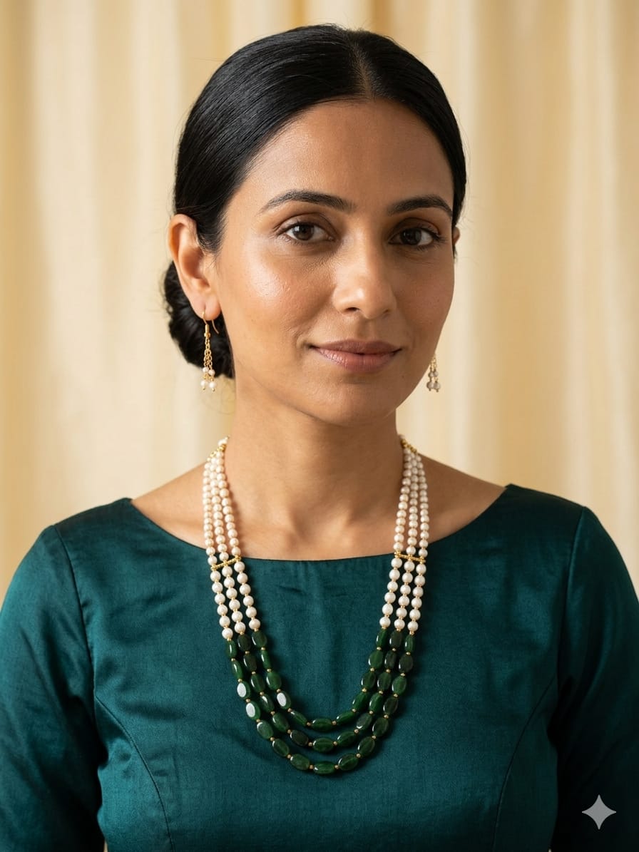 The Heritage Gem & Pearl Mala Collection