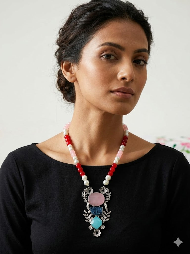 The Bohemian Blossom Statement Necklace