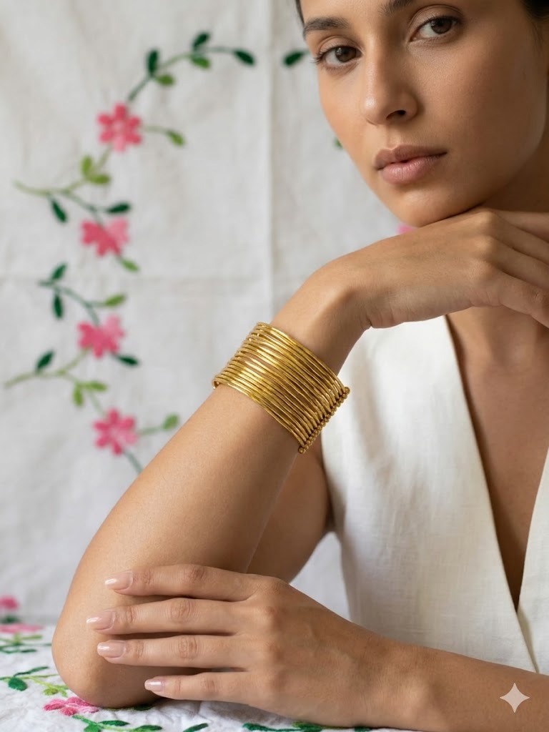 The Gilded Nest Cuff