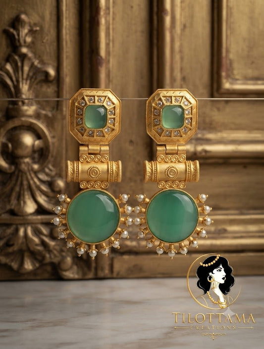 Turquoise Colour Earrings