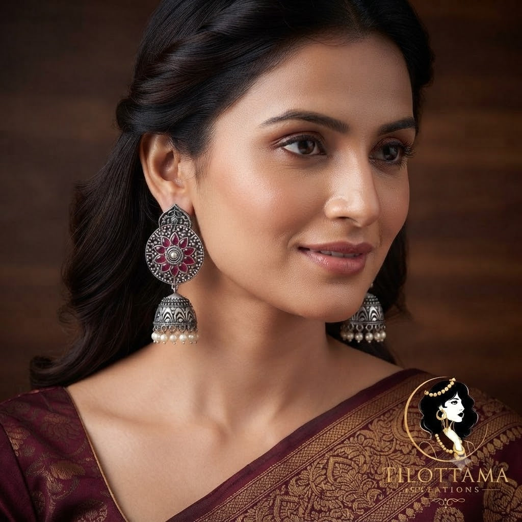 Rani Colour Ethnic Earrings