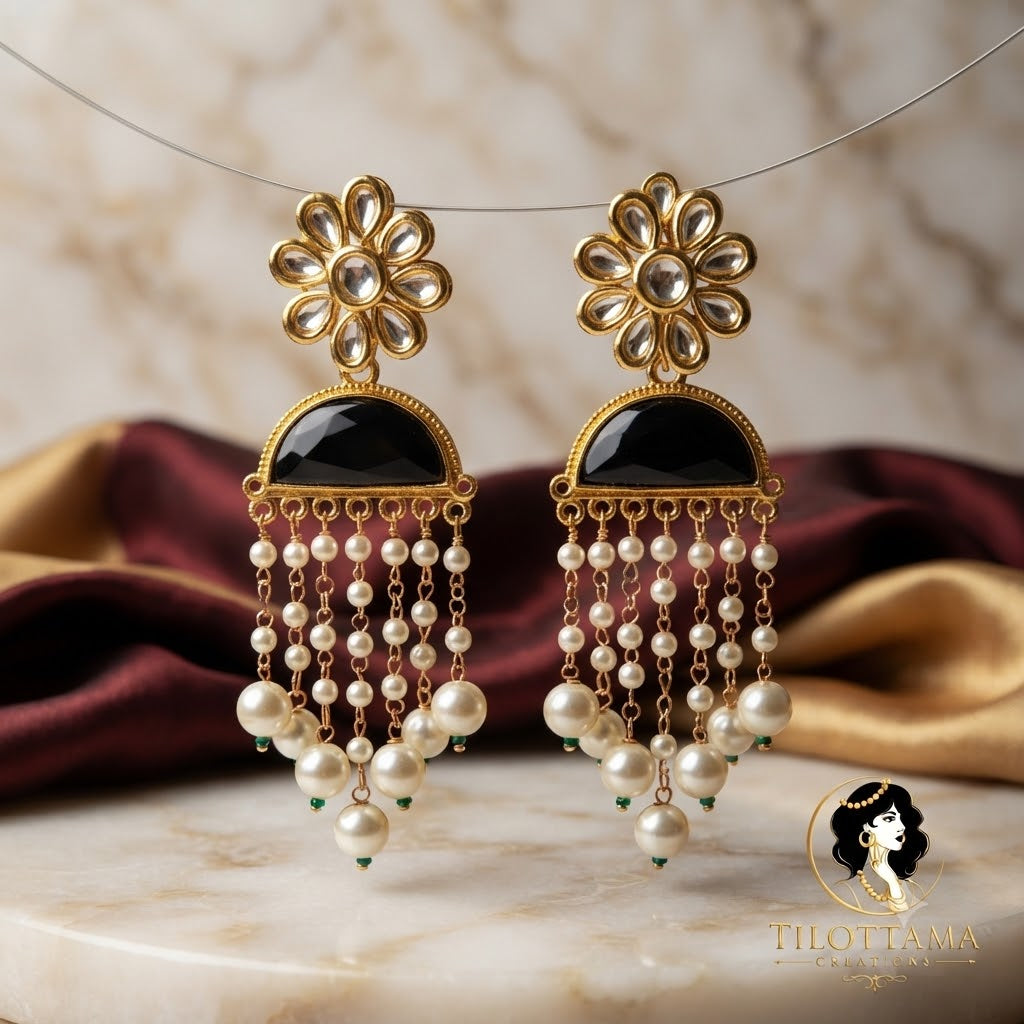 The Mayura Emerald Heritage Jhumkas
