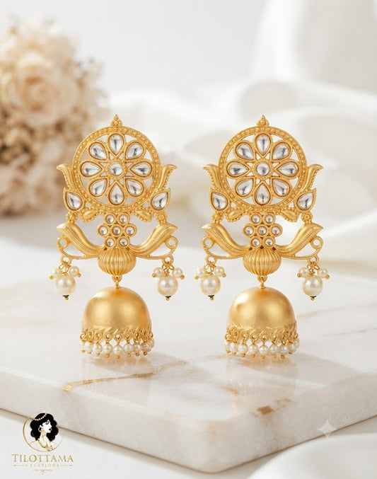 The Royal Peacock Jhumkas