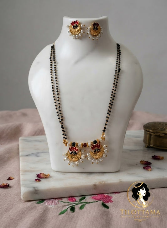 The Lotus Crescent Twin Set