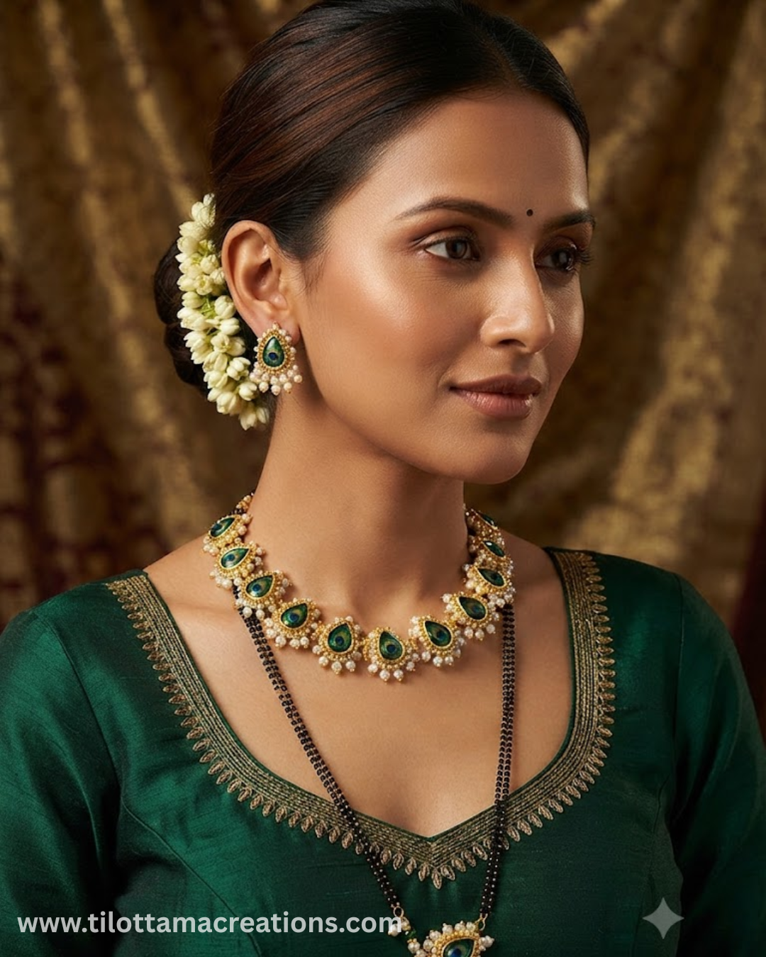 Royal Peacock Mangalsutra Set