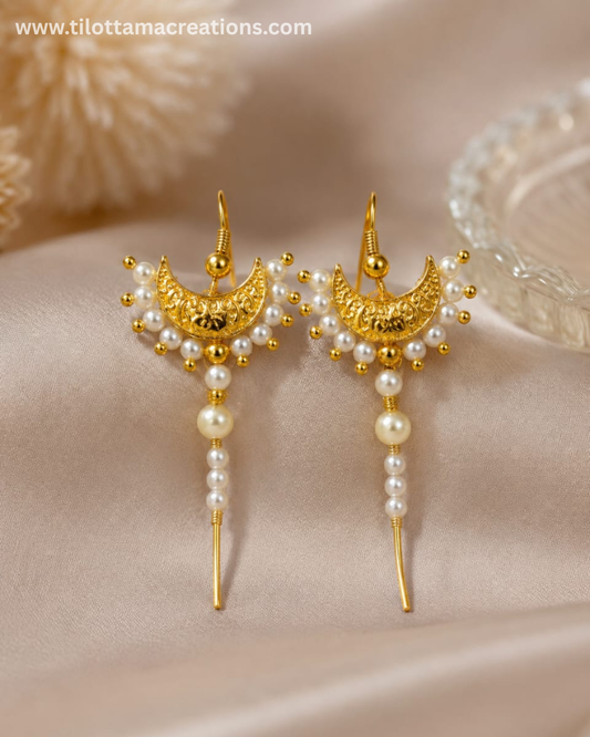 Name: Celestial Pearl Cascade Earcuff