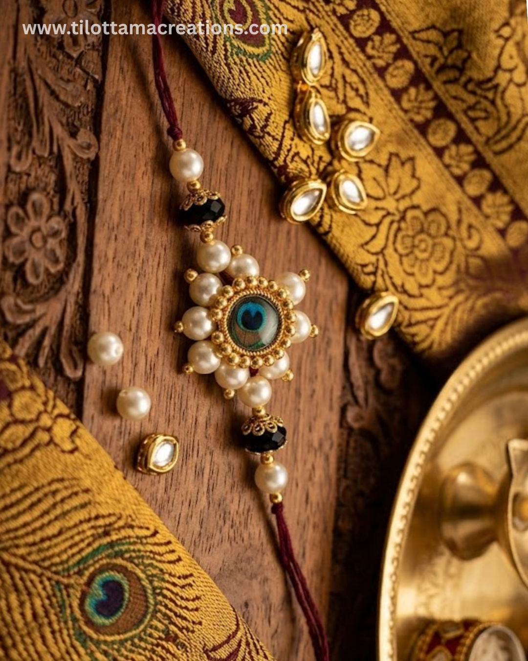 Mayura Pearl Divine Rakhi