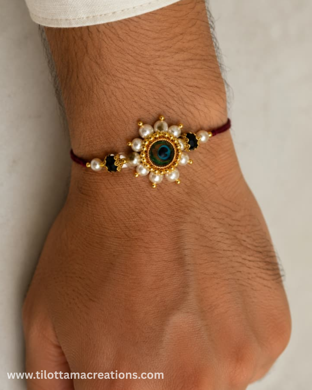 Mayura Pearl Divine Rakhi