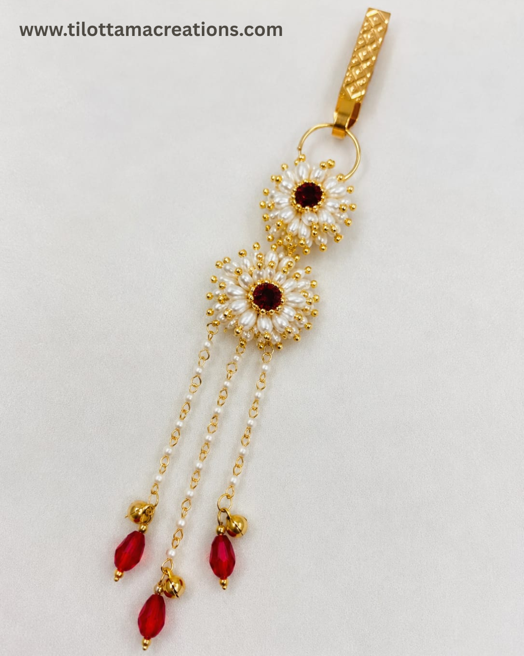 Pearl Blossom Ruby Challa